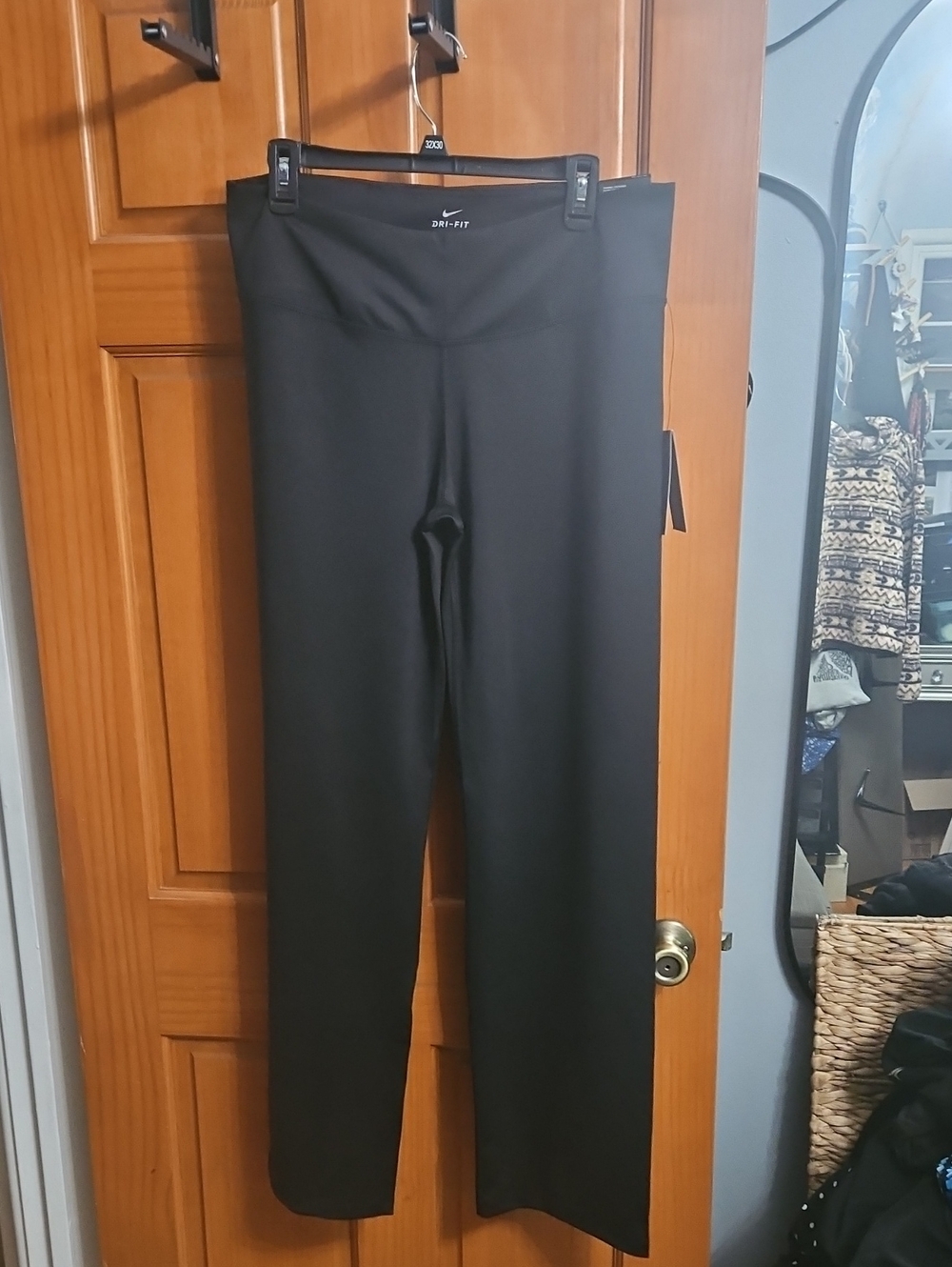 Nike Women’s Black Wide-Leg Dri-FIT Pants